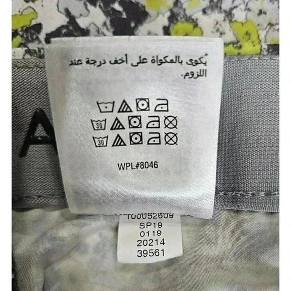 Greg Norman Attack Life Men's Golf Shorts Size 38 Green Grey White - Picture 9 of 10